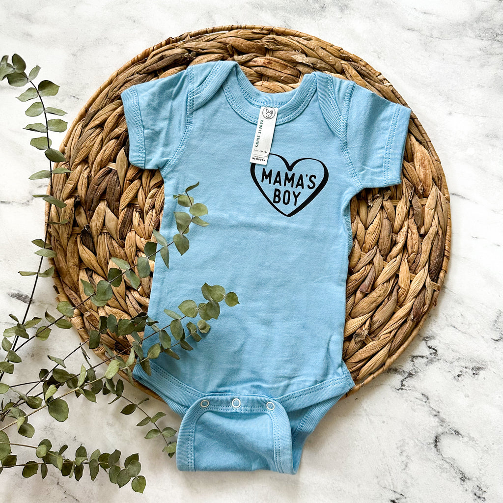 Mama's Boy | Newborn Blue Bodysuit