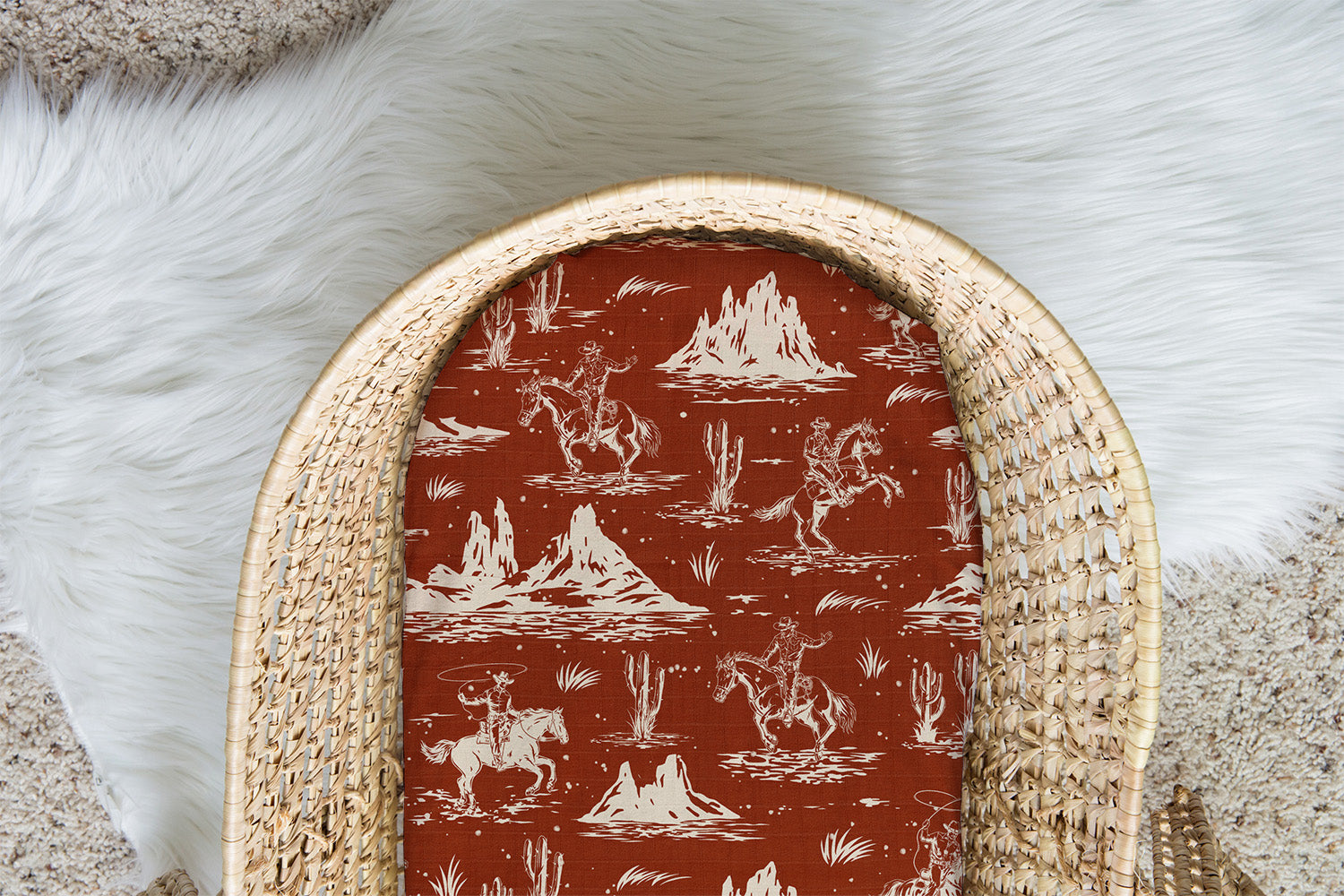 Buckin' Bronco | 100% Organic Cotton Muslin Baby Bedding