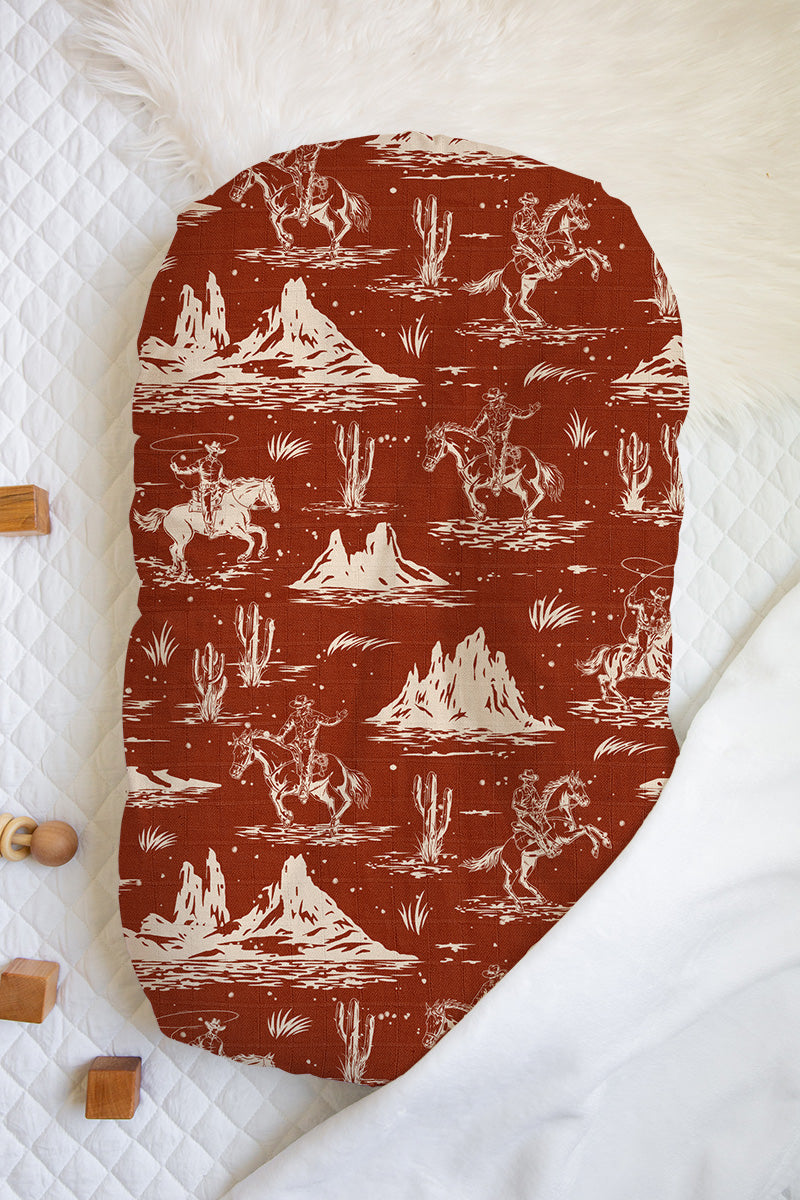Buckin' Bronco | 100% Organic Cotton Muslin Baby Bedding