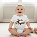 Babe Magnet | 6-12m White Bodysuit