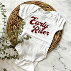 Early Riser | 6-12m White Bodysuit