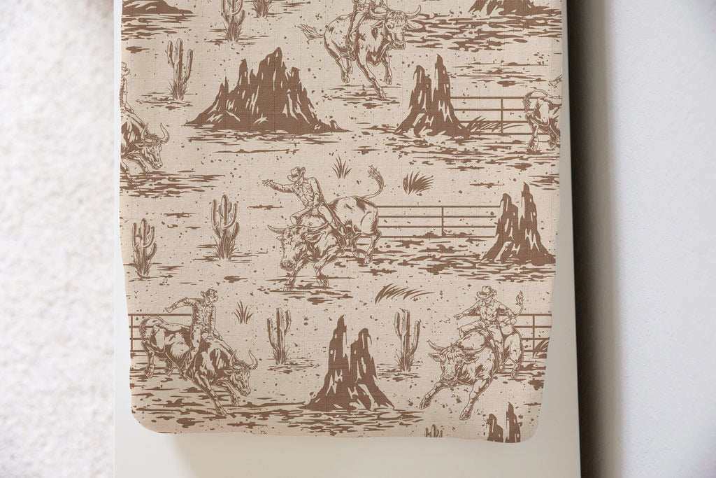 Giddy Up Cowboy | 100% Organic Cotton Muslin Baby Bedding