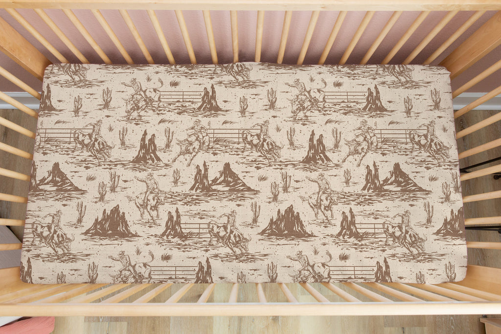 Giddy Up Cowboy | 100% Organic Cotton Muslin Baby Bedding