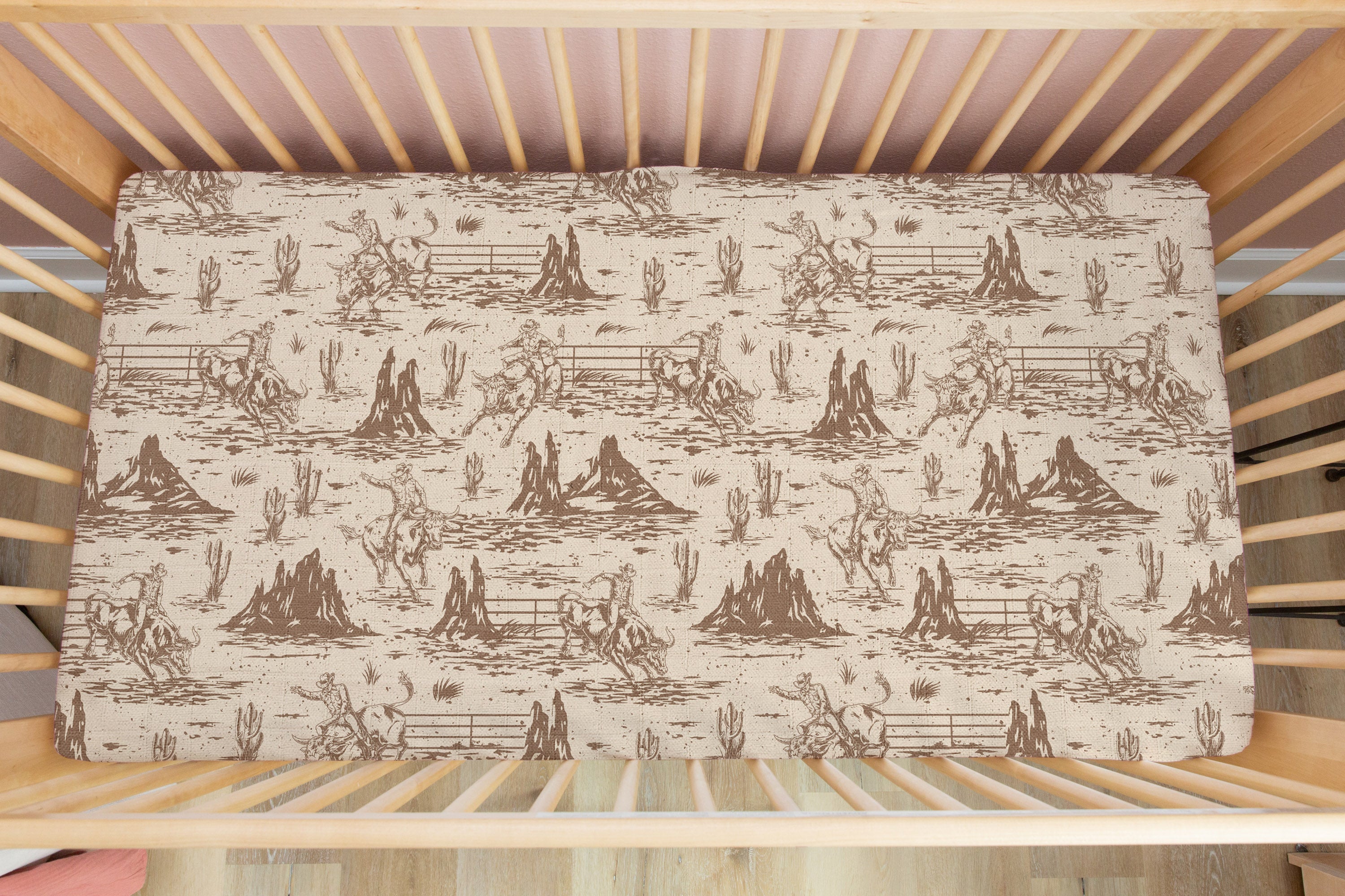 Giddy Up Cowboy | 100% Organic Cotton Muslin Baby Bedding