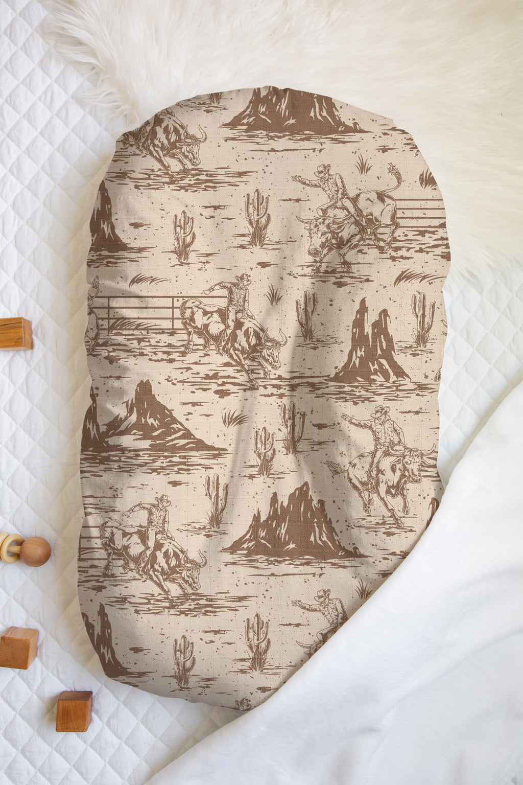 Giddy Up Cowboy | 100% Organic Cotton Muslin Baby Bedding