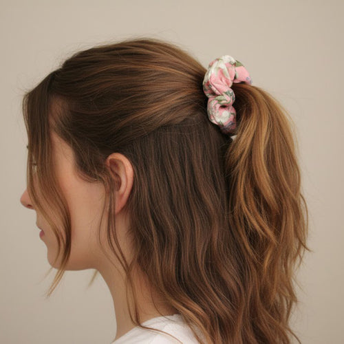 Adelaide Floral Jumbo Scrunchie