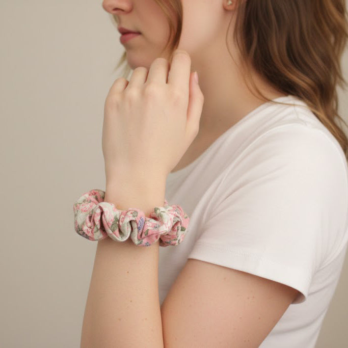 Adelaide Floral Jumbo Scrunchie