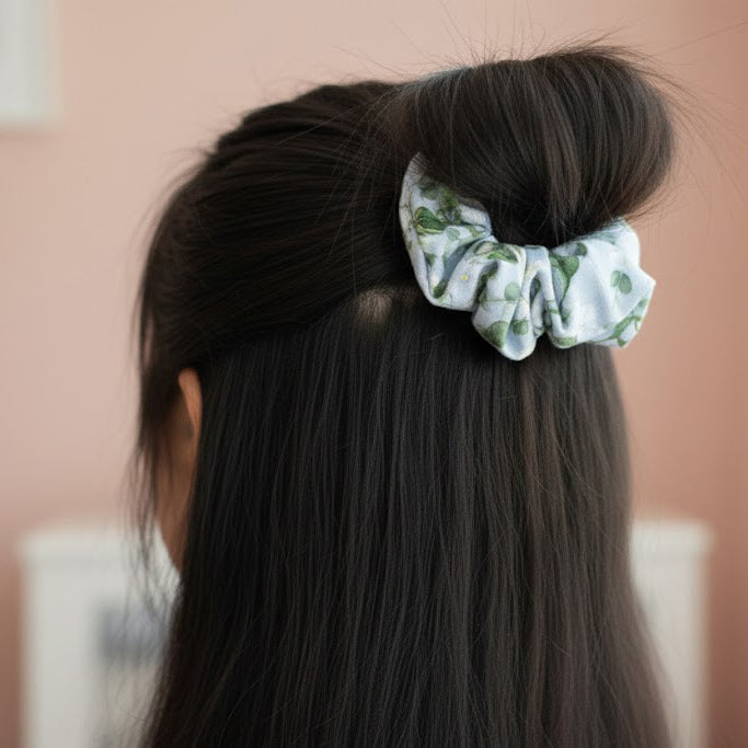 Cotton Blooms Jumbo Scrunchie