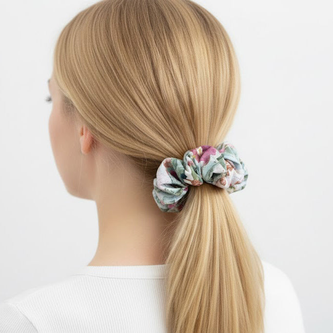 Cactus Blossoms Jumbo Scrunchie