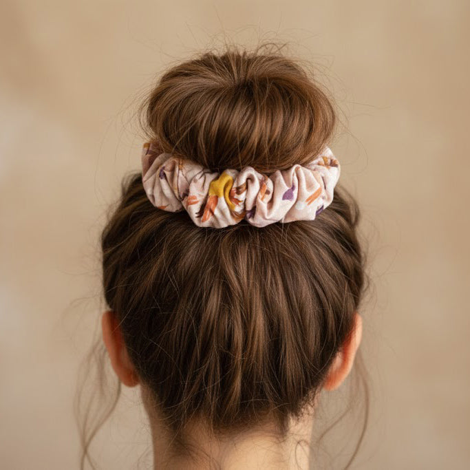 Fly Away Birdies Jumbo Scrunchie