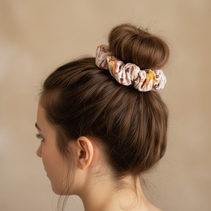 Fly Away Birdies Jumbo Scrunchie