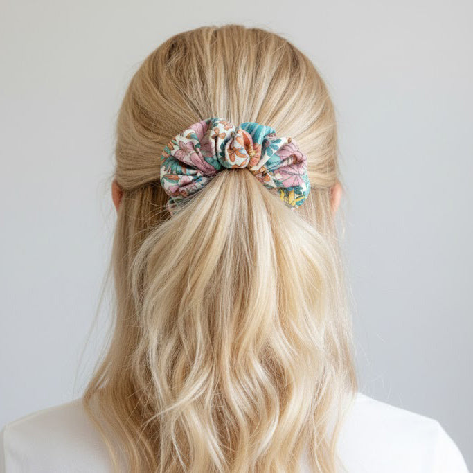 Groovy Blooms Jumbo Scrunchie