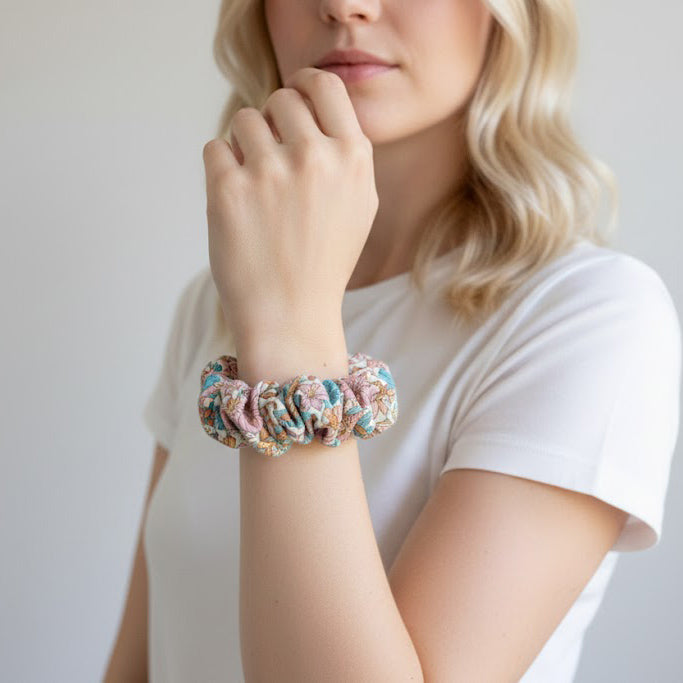 Groovy Blooms Jumbo Scrunchie