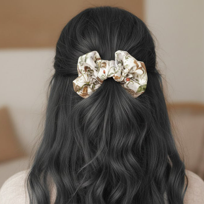 Morning Forest Floor Jumbo Scrunchie