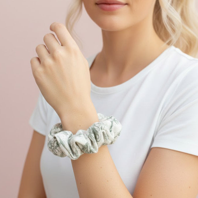 On The Range Sage Jumbo Scrunchie