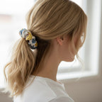 Polka Cat Jumbo Scrunchie