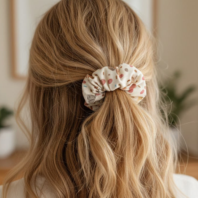 Puppy Party Jumbo Scrunchie