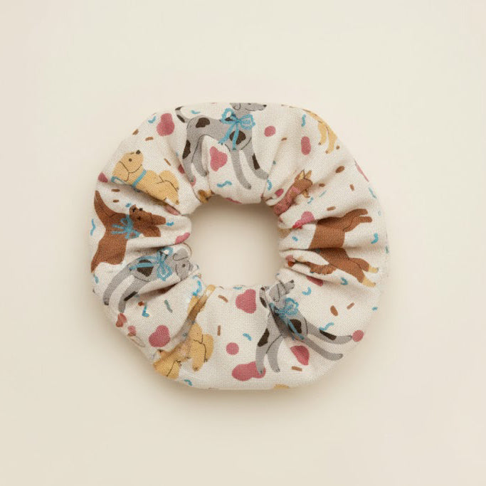 Puppy Party Jumbo Scrunchie