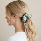 Perching Peacocks Jumbo Scrunchie