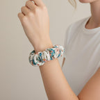 Perching Peacocks Jumbo Scrunchie