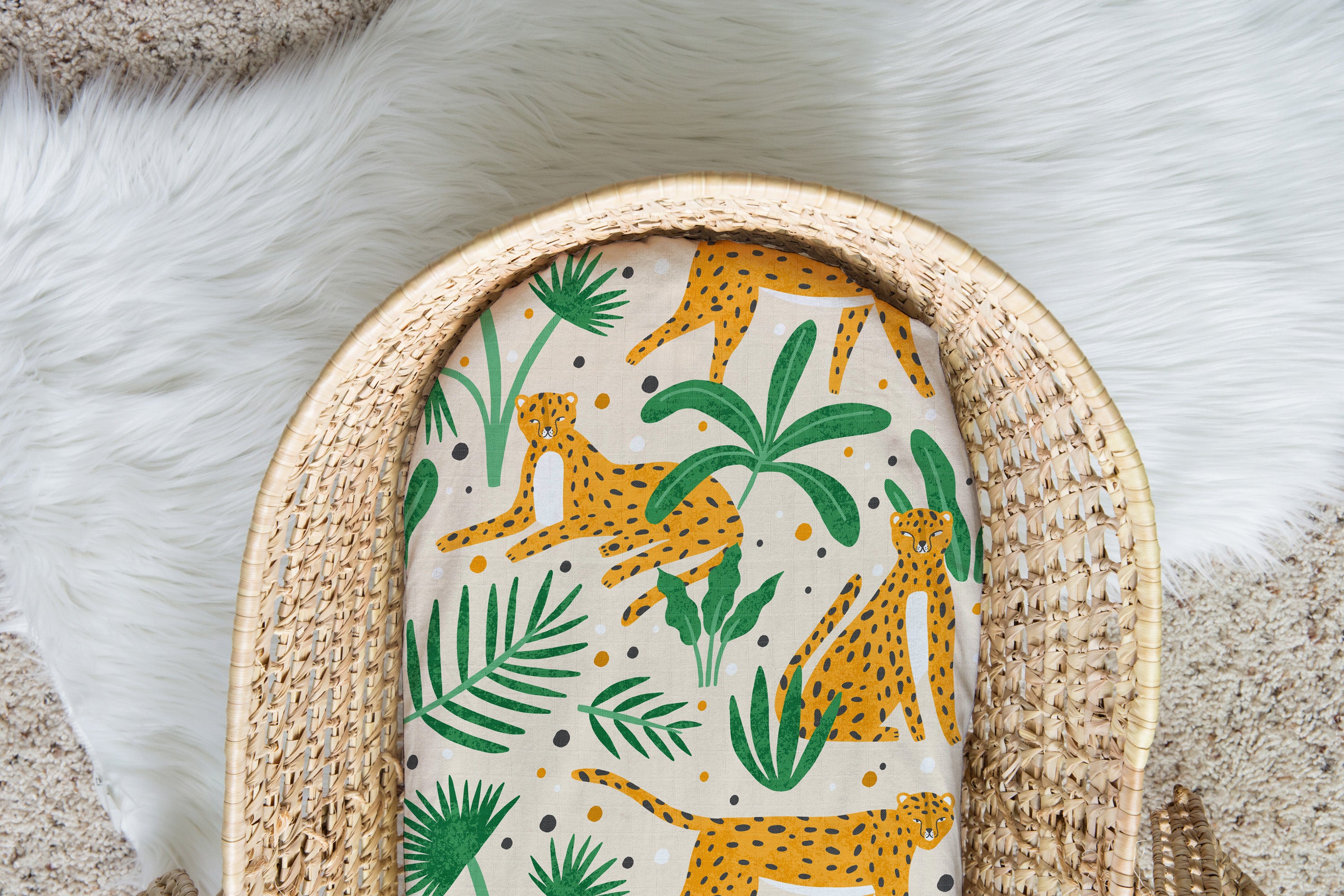 Jungle King NEW | 100% Organic Cotton Muslin Baby Bedding