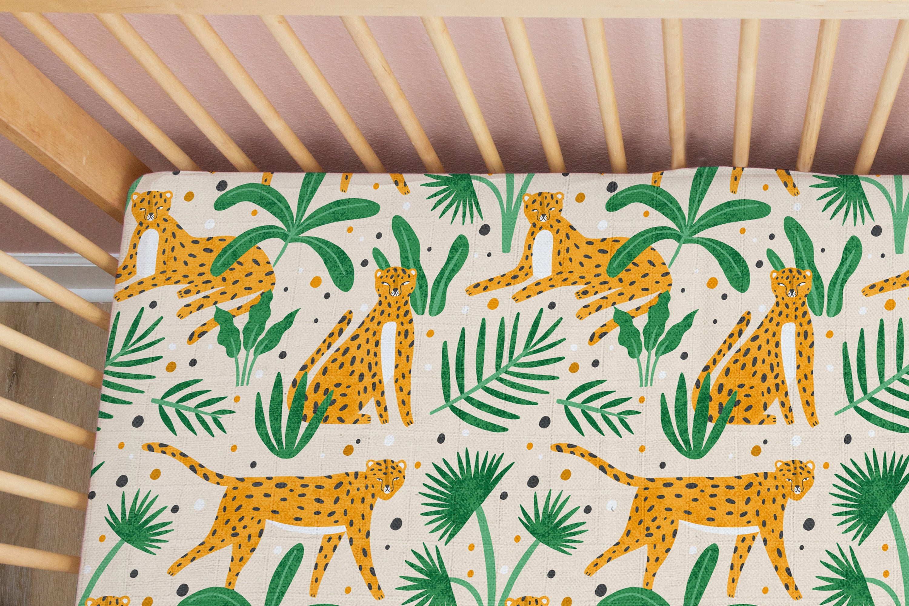 Jungle King NEW | 100% Organic Cotton Muslin Baby Bedding
