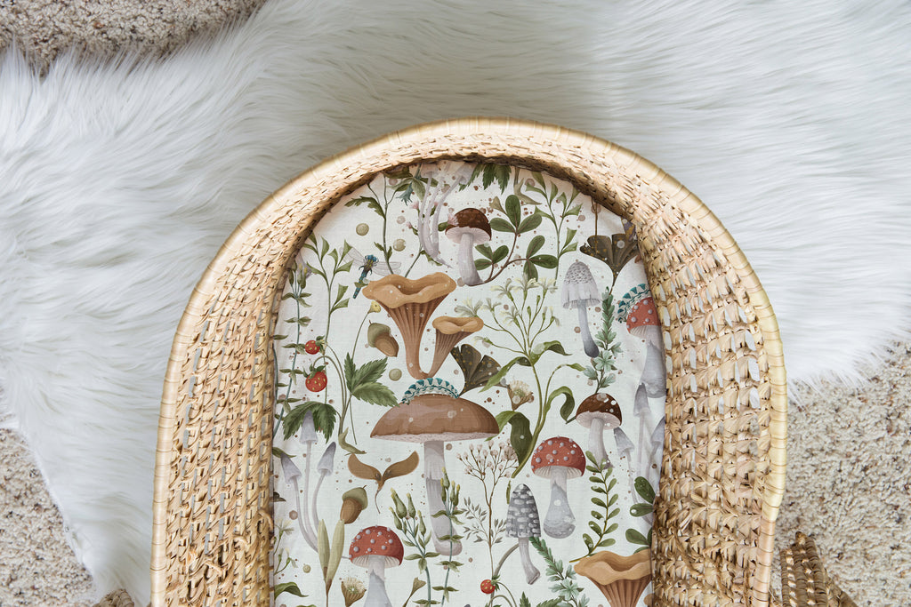 Morning Forest Floor | 100% Organic Cotton Muslin Baby Bedding