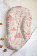 Load image into Gallery viewer, On The Range - Rose | 100% Organic Cotton Muslin Baby Bedding
