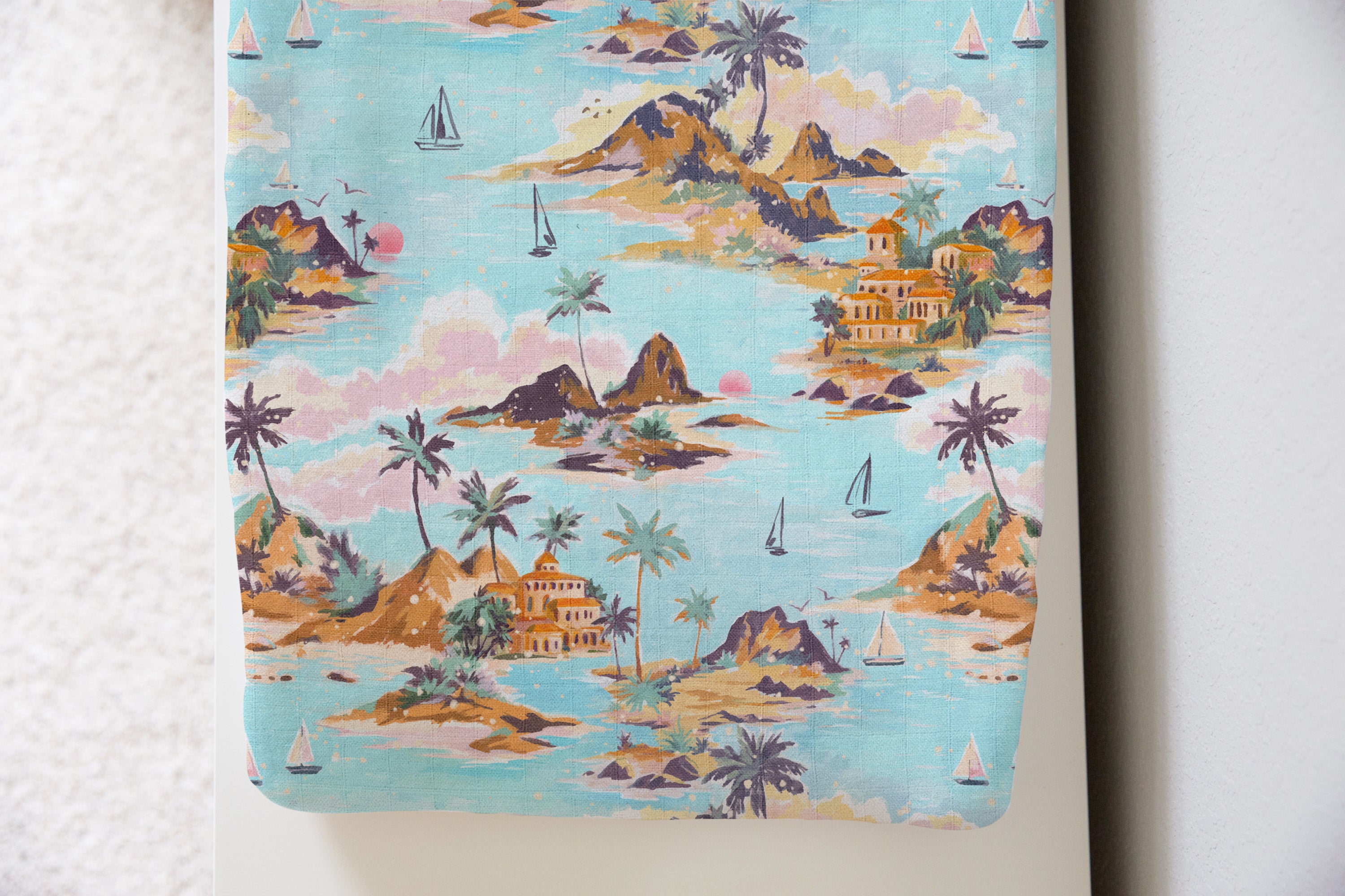 On Vacation | 100% Organic Cotton Muslin Baby Bedding