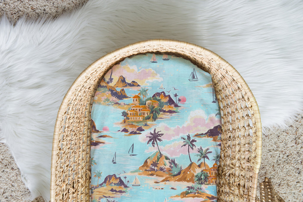 On Vacation | 100% Organic Cotton Muslin Baby Bedding