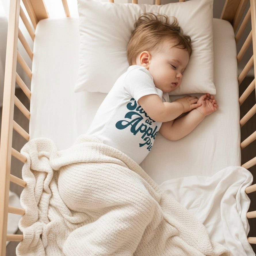 Sweet As Apple Pie | 12-18m White Bodysuit