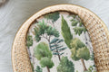 Deep Forest | Moses Basket Sheet | 100% Organic Cotton Muslin