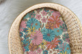 Groovy Blooms | Moses Basket Sheet | 100% Organic Cotton Muslin