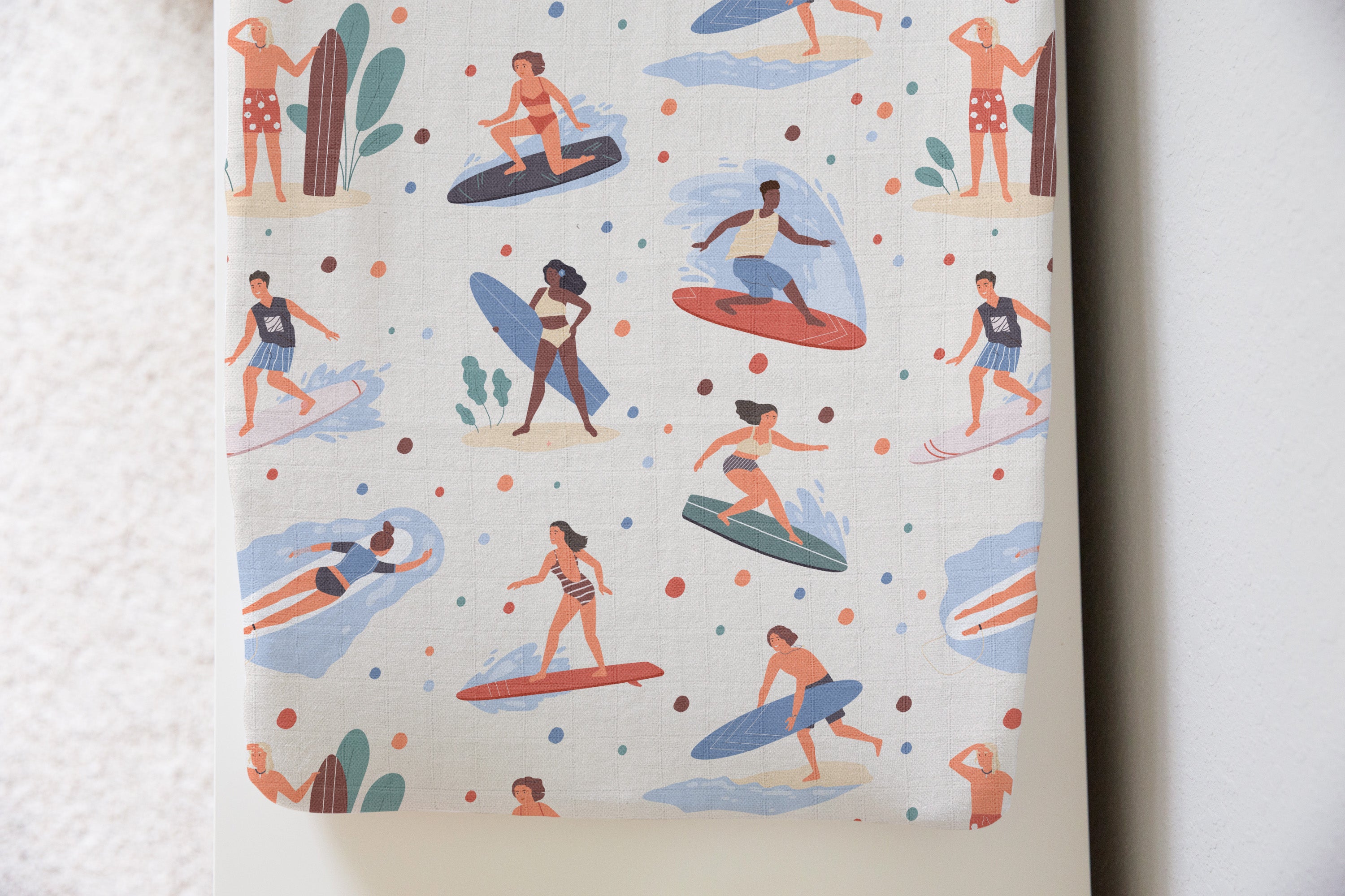 Surf's Up NEW | 100% Organic Cotton Muslin Baby Bedding