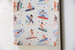 Load image into Gallery viewer, Surf&#39;s Up NEW | 100% Organic Cotton Muslin Baby Bedding
