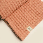 Load image into Gallery viewer, Organic Weightless Waffle Baby Blanket | Terra Cotta
