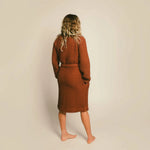 Load image into Gallery viewer, The Organic Weightless Waffle Robe - Clay
