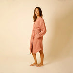 Load image into Gallery viewer, The Organic Weightless Waffle Robe - Terra Cotta
