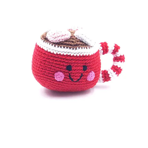 Organic Crocheted Sweets Rattle | Friendly Hot Chocolate