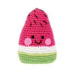 Load image into Gallery viewer, Organic Crocheted Fruit Rattle | Friendly Watermelon
