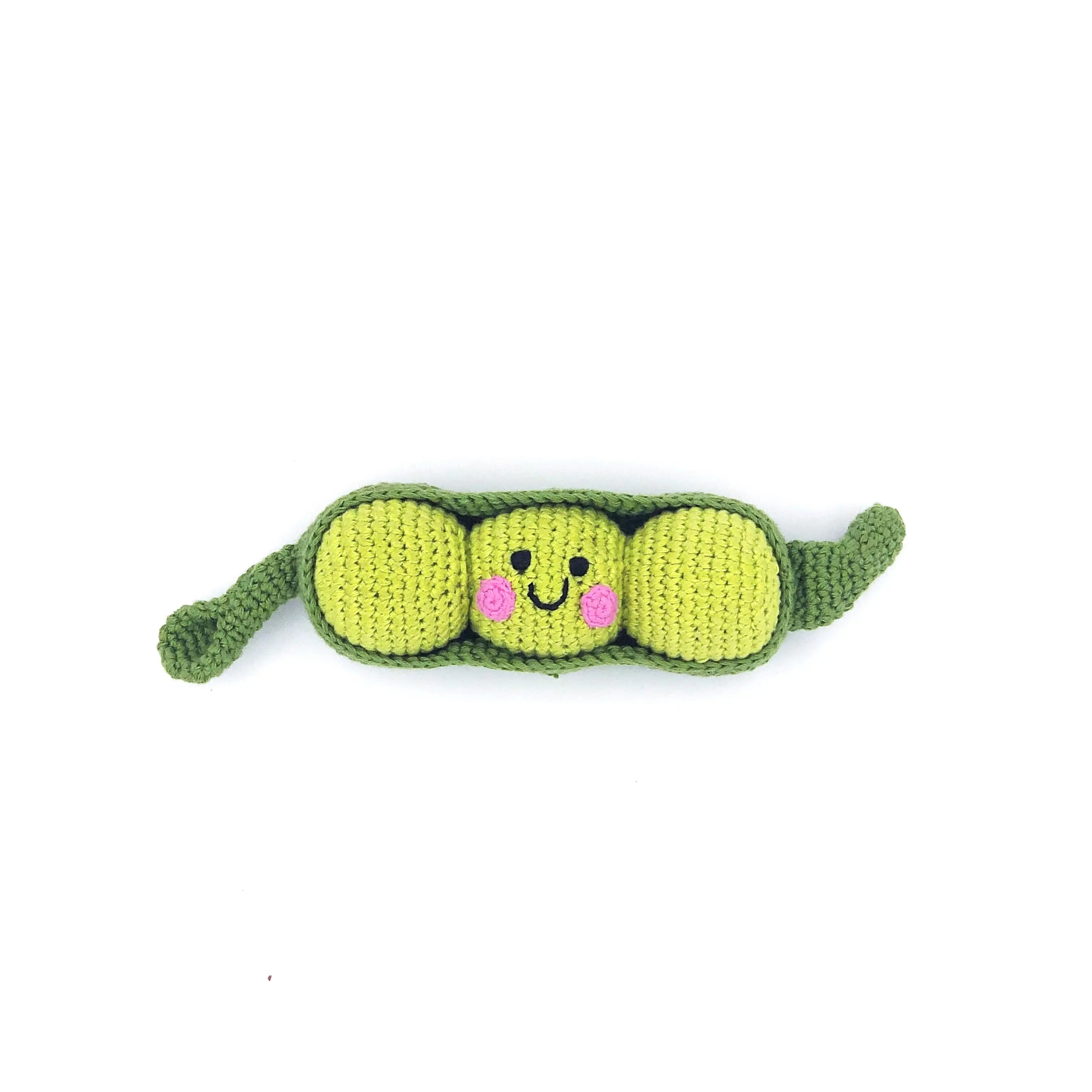 Organic Crocheted Veggie Rattle | Friendly Peapod