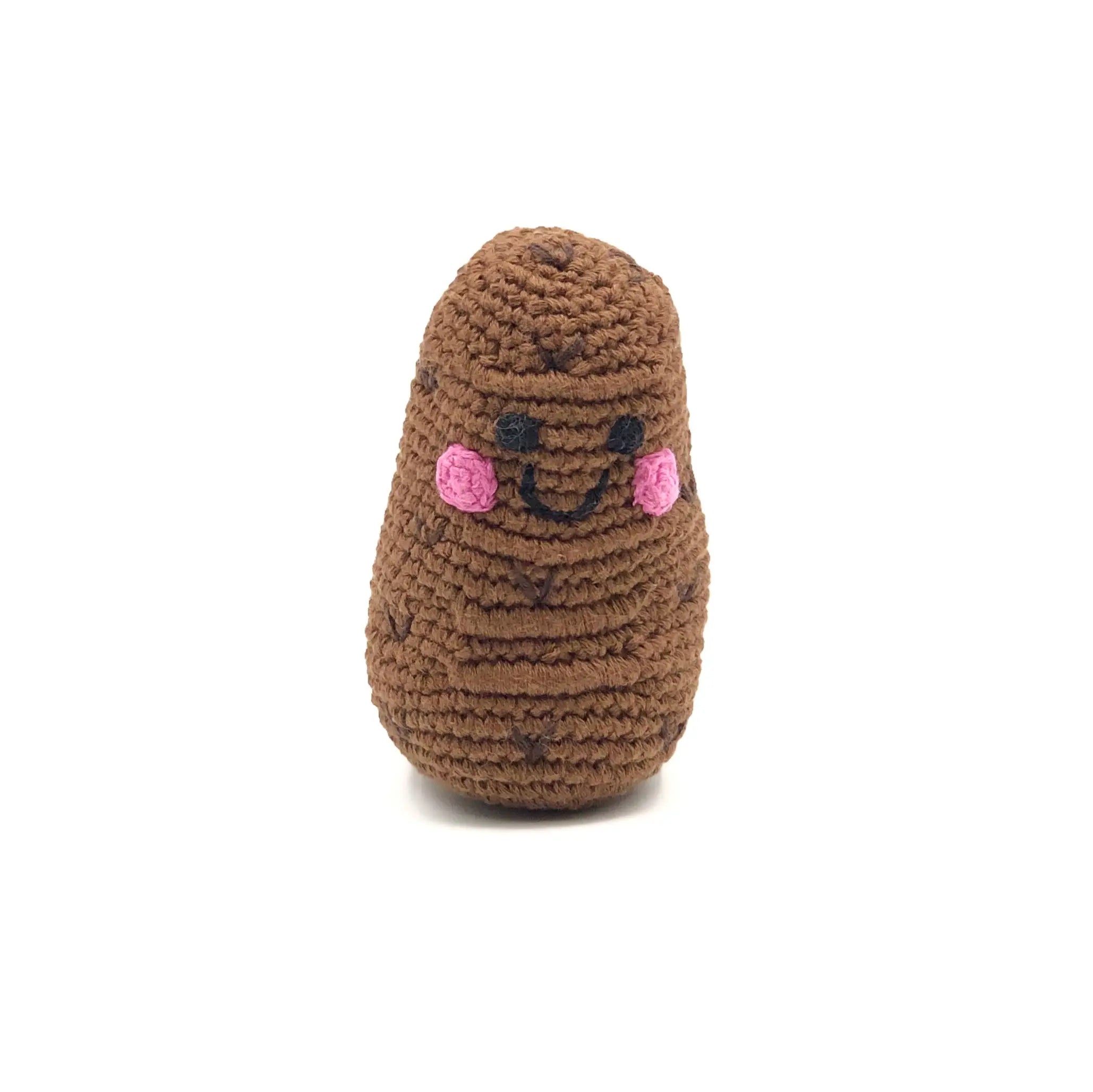 Organic Crocheted Veggie Rattle | Friendly Potato