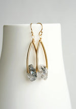 Load image into Gallery viewer, Herkimer Diamond Earrings
