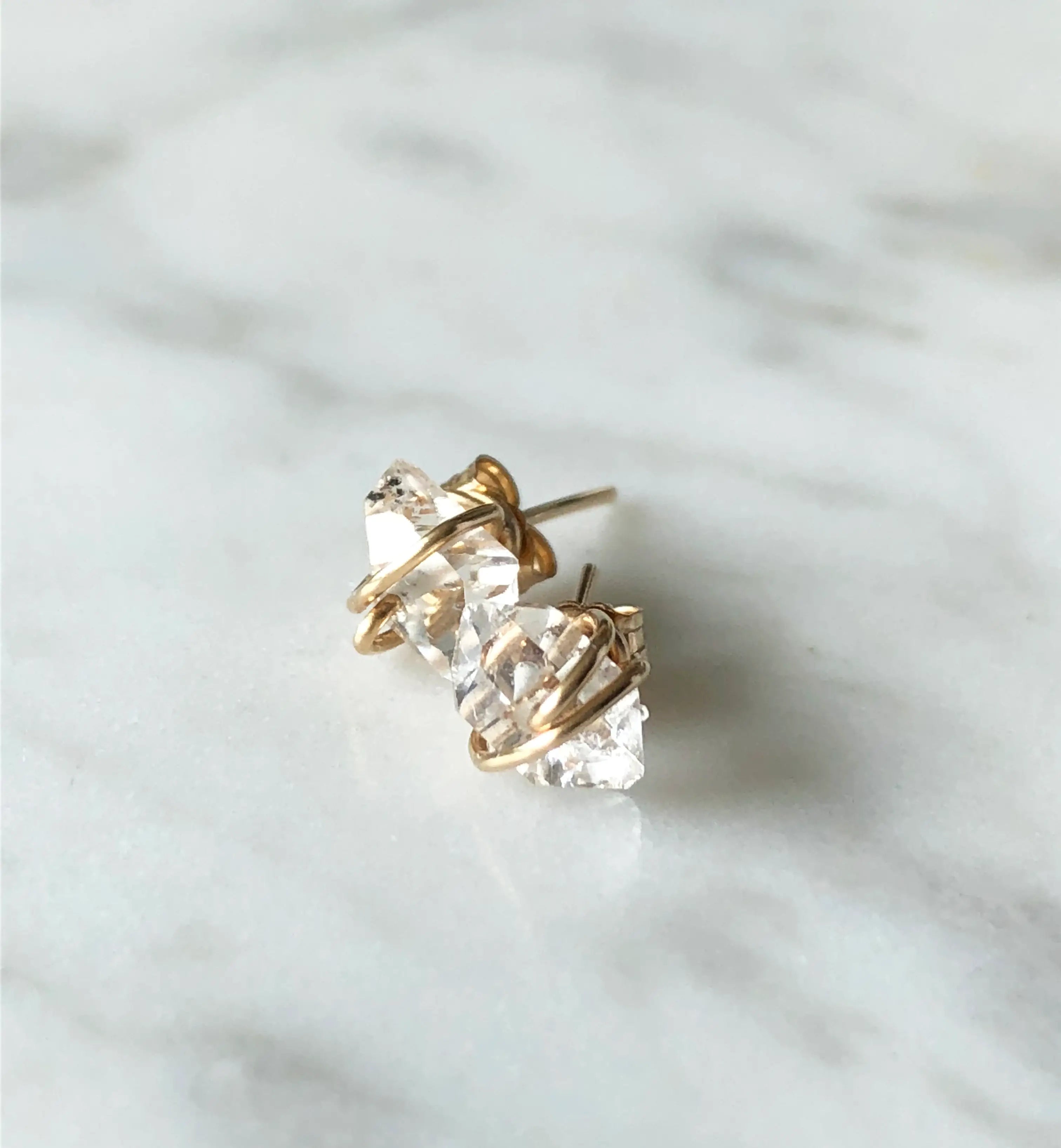 Herkimer Diamond Studs