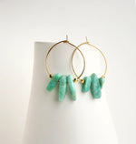 Load image into Gallery viewer, Aventurine Earrings
