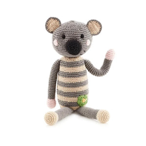 Organic Crocheted Rattle Toy | Koala Bear
