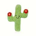 Organic Crocheted Nature Rattle | Friendly Cactus