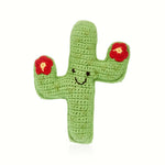 Load image into Gallery viewer, Organic Crocheted Nature Rattle | Friendly Cactus
