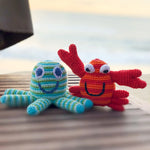 Load image into Gallery viewer, Organic Crocheted Rattle Toy | Octopus
