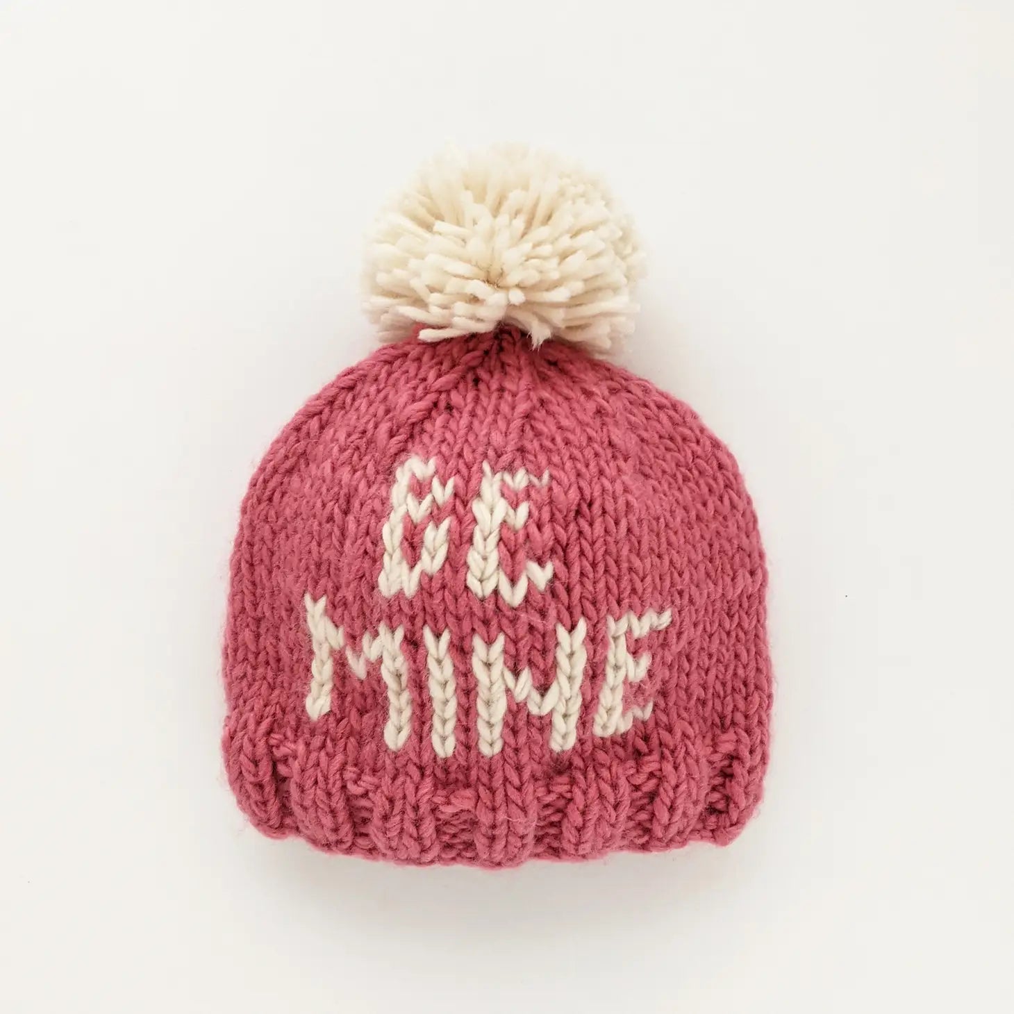 Be Mine Valentine's Day Hand Knit Beanie Hat